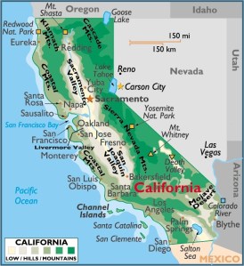 Map of California