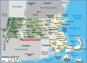 Map of Massachusetts