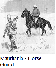 Mauritania -horse guard