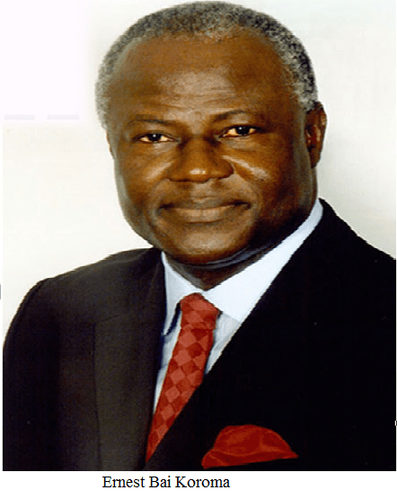 Sierra leone - Ernest Bai Koroma